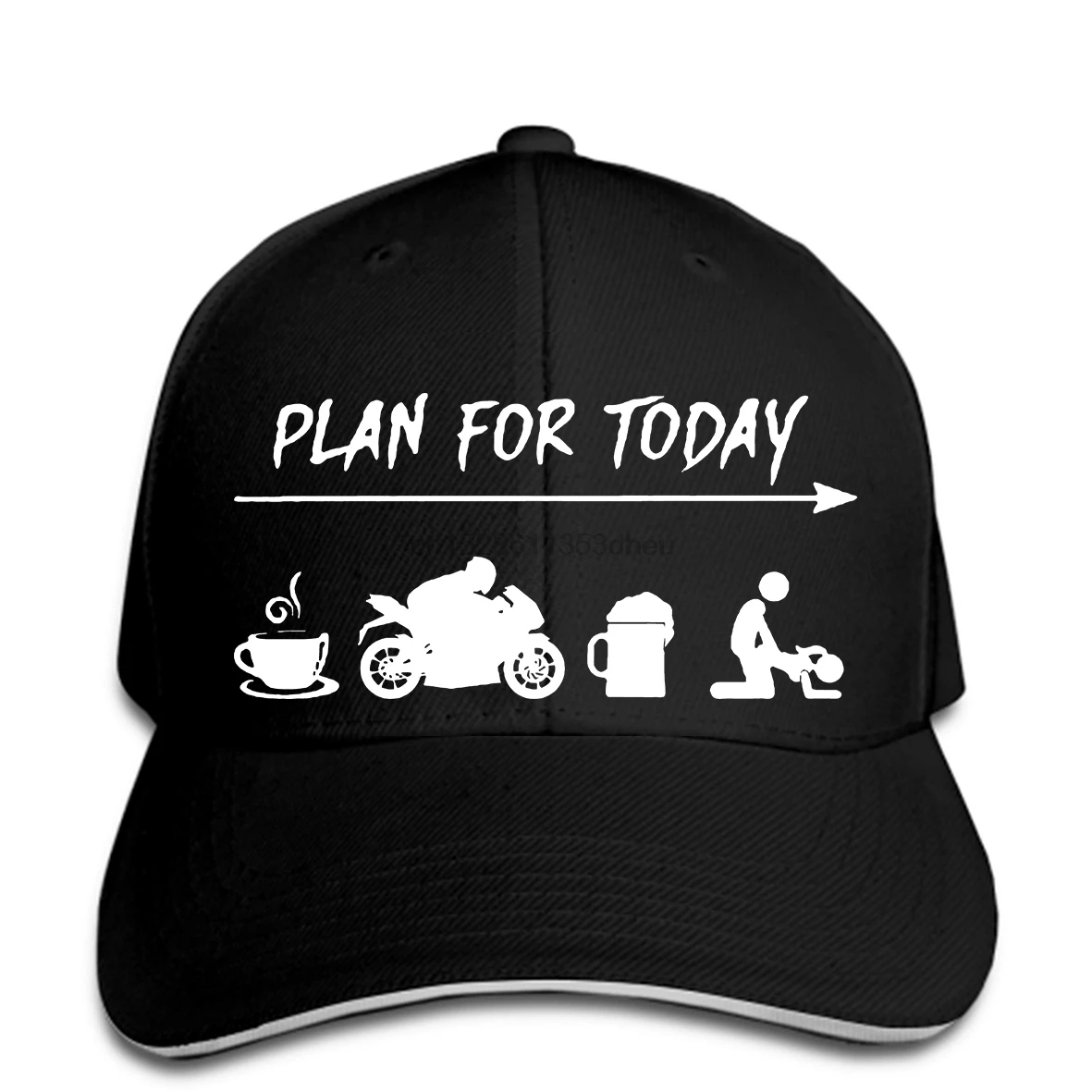 Байкер план на сегодня кофе-Байк пиво забавная Мужская бейсболка snapback шляпа