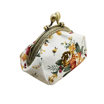 

30PCS / LOT Creative Small Wallet With Coin Purse Key Card Purse Vintage Wallets Coin Storage Bag