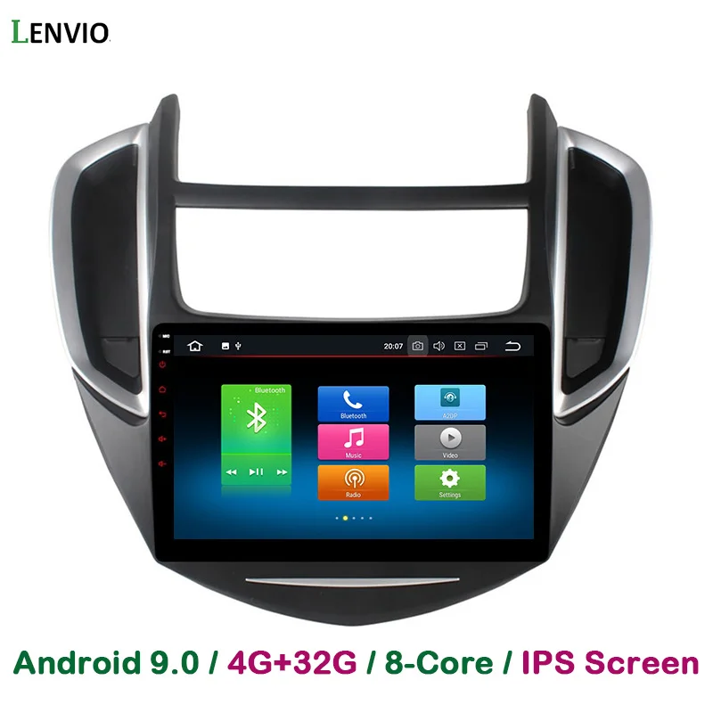 Lenvio 4G RAM 32G ROM Octa Core Android 9 0 автомобильный DVD GPS навигационный плеер для Chevrolet Trax 2013 2014