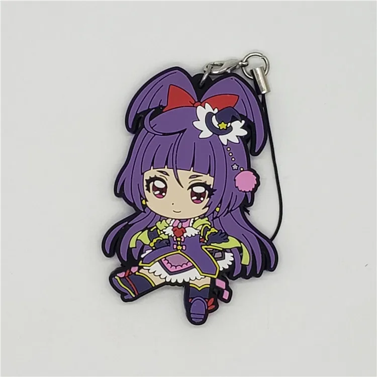 Симпатичный милый аниме брелок Precure резиновый брелок - Цвет: 08