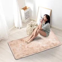 Хлопковый ковер для гостиной/спальни 40x60 см, ультрамягкие современные прямоугольные коврики, мохнатый ковер для детской комнаты, домашний плюшевый ковер, Декор