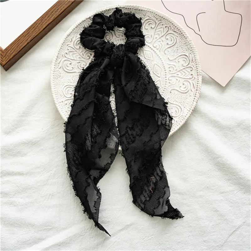 Рисунок 5 - Ruoshui женские шифон волос Галстуки-ленты