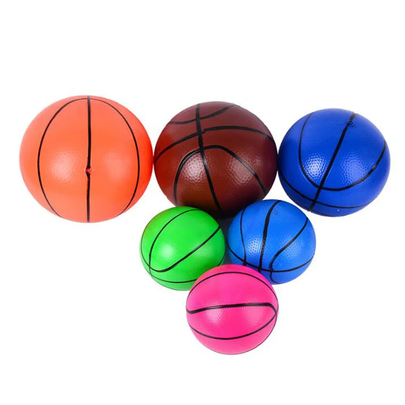 

10cm Baby Kids Beach Pool Mini Inflatable Basketball Rubber Ball Toys Outdoor Kids Hand Wrist Exercise Ball for Kids Gift
