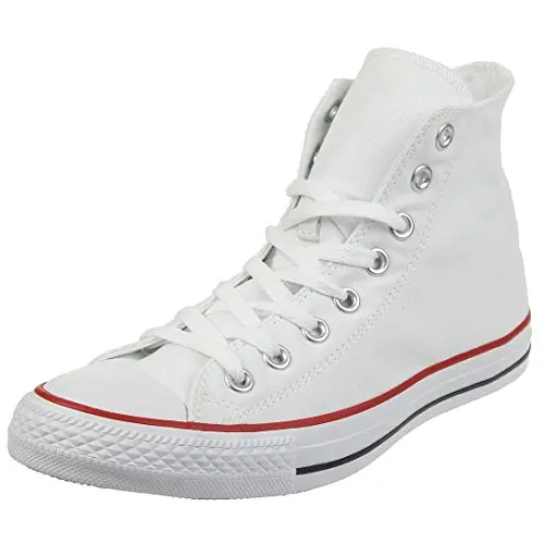 Converse Chuck Taylor All Star Hi Top, adult Unisex sneakers, White  (Optical White), 36.5 EU|Men's Vulcanize Shoes| - AliExpress