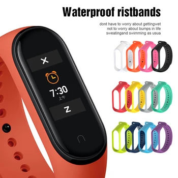 

Durable Watch Silicone Wrist Strap for Xiaomi Mi Band 5 Xiomi Miband 5 Brand 5 band5 Bracelet Accessories on My Mi band5 Straps