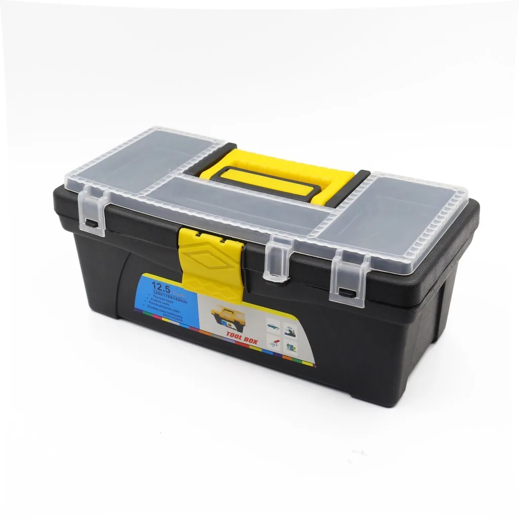 

Hardware Toolbox Storage Box 12.5-Inch Household Plastic Fine Art Box Storage Box Auto Repair Instrument Parts