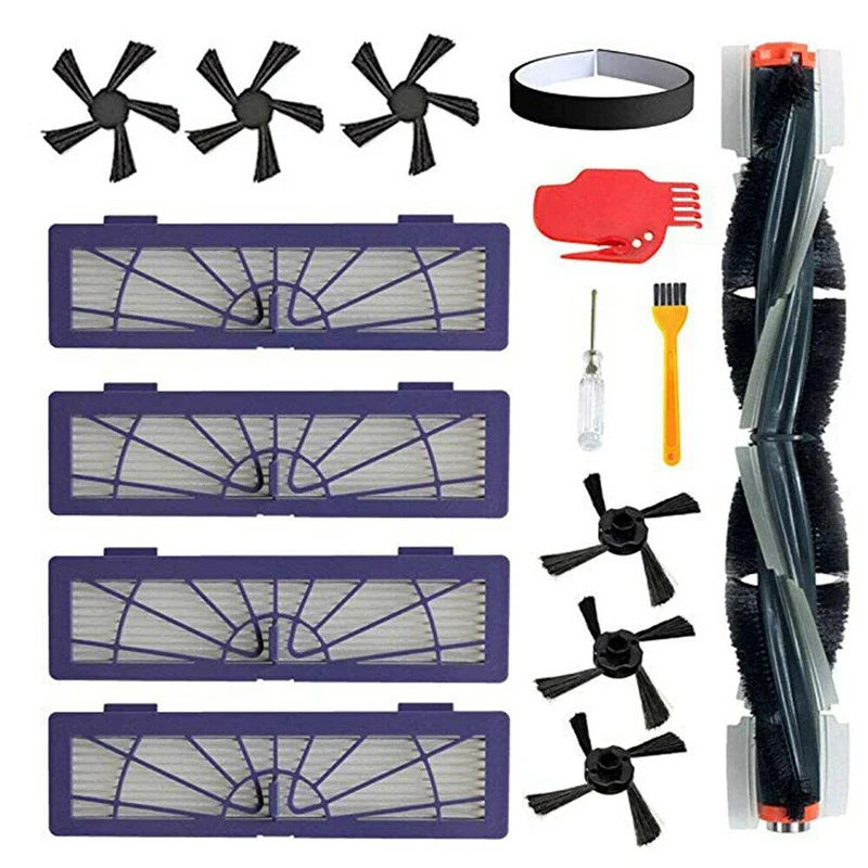 15 шт. для Neato Botvac 75E 758085 боковая щетка фильтры Набор вакуумных фильтров Замена