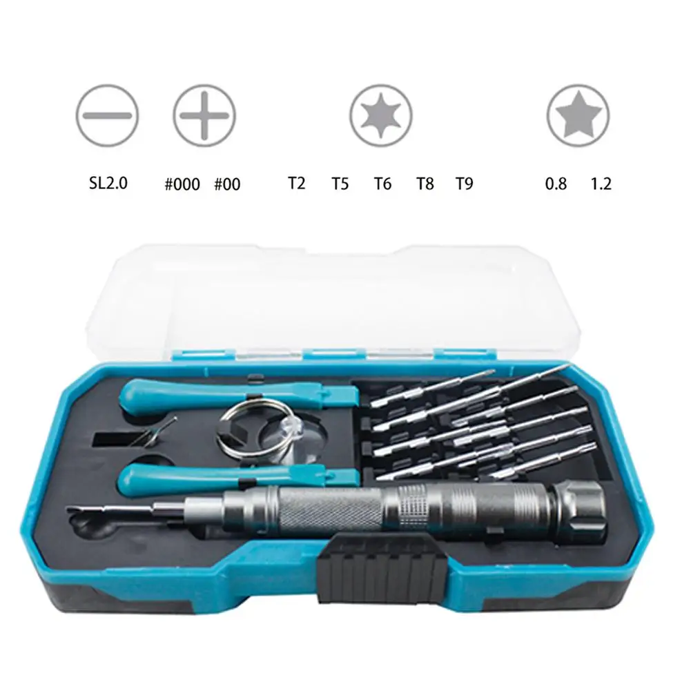 15PCS Small Precision Screwdriver Set Multi-purpose Repair Tool Set For Laptops Smartphones And Other Small Electronics