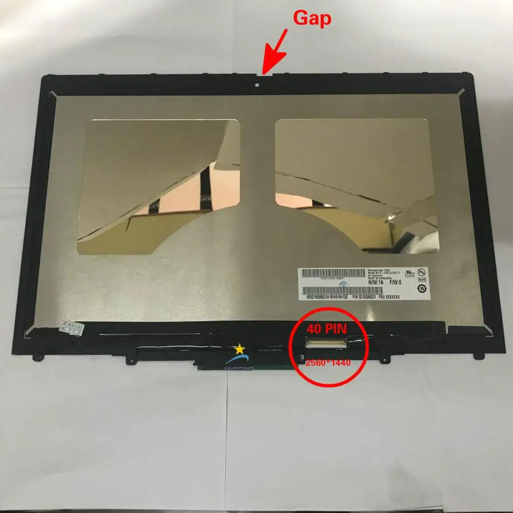 US $220.00 01YT246 Original New Full Lenovo ThinkPad X1 YOGA 3rd Gen 20LD 2018 140 QHD LCD LED Touch Screen Digitizer Assembly Bezel