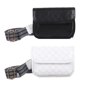 

Shoulder Crossbody Bag Women Hot Selling Durable Simple Personality Solid Wide Fashion PU Leather Travel Messenger Handbag