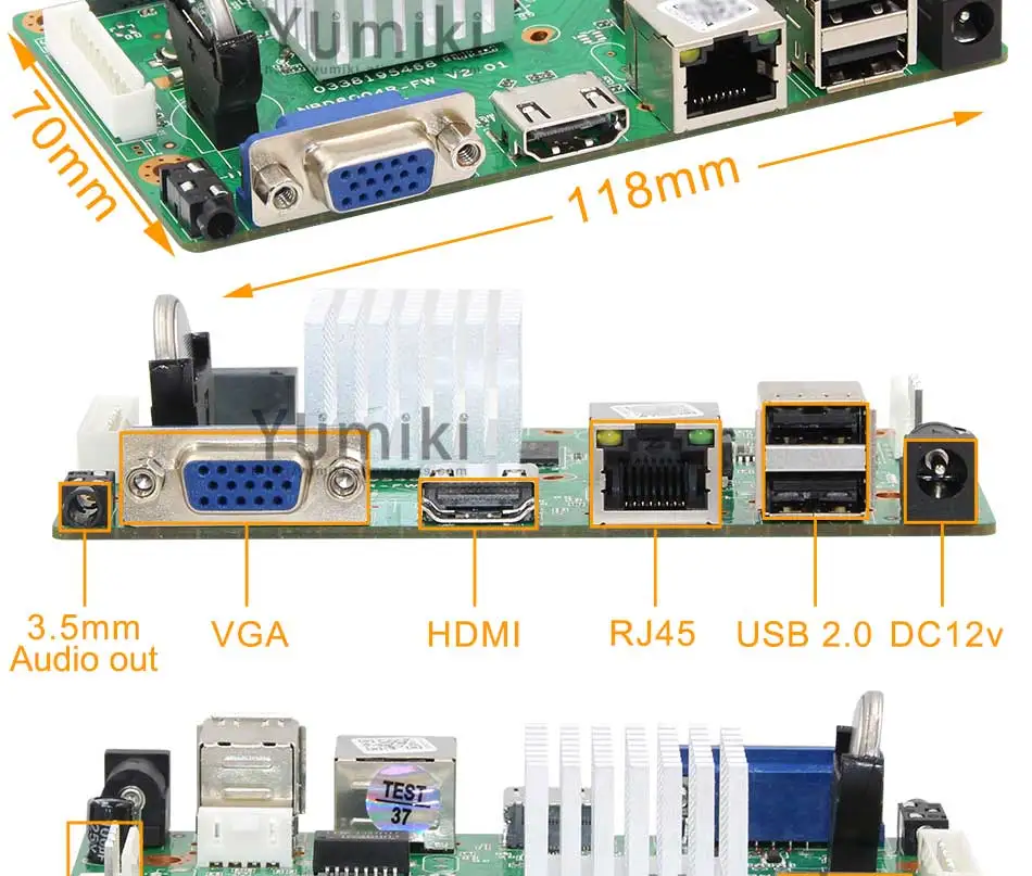 9ch* 5.0MP/8ch* 1080P H.265/H.264 NVR сеть Vidoe рекордер DVR плата ip-камера с SATA линии ONVIF CMS XMEYE 3,5 мм аудио выход