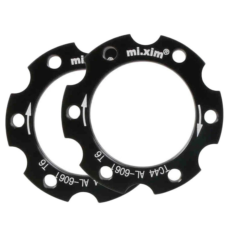 Fine workmanship 2Pcs MTB Mountain Bike Disc Brake Rotor Flange Adapter 44mm Hole Distance high quality Aluminum Alloy
