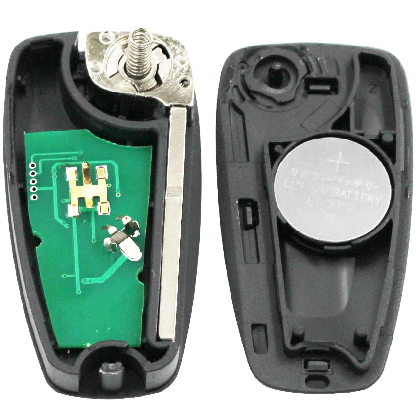 P/N:5WK49986 3 Button Smart Folding Remote Key Fob 434MHZ With 4D60/4D63 Chip for Ford Focus MK3 and T6 Ranger HU101 Blade