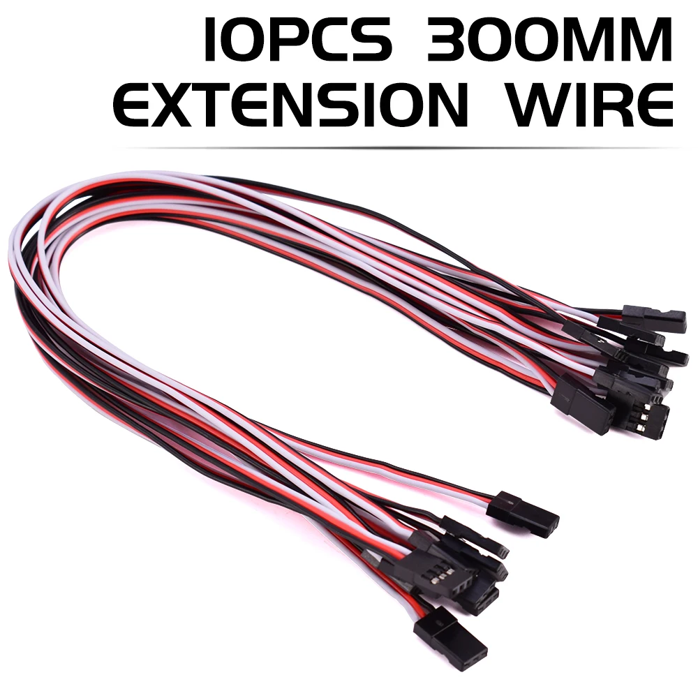 Rc Servo Extensions Cable 30cm Servo Extension Cable Jr 30cm 10pcs