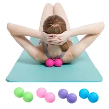 Арахисовый Массажный мяч, фитнес Расслабление тела Йога упражнения облегчают фитнес-мяч высокой плотности легкий мускул боли облегчают мяч