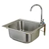 Kitchen sink Handmade stainless steel single bowl sink above counter or wall mounted vegetable Wash basin set mx4221950 ► Photo 2/6