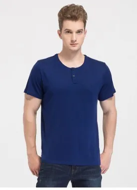 

Мужская шелковая футболка с коротким рукавом, Повседневная Свободная футболка из высококачественного шелка с круглым вырезом, новинка 2024