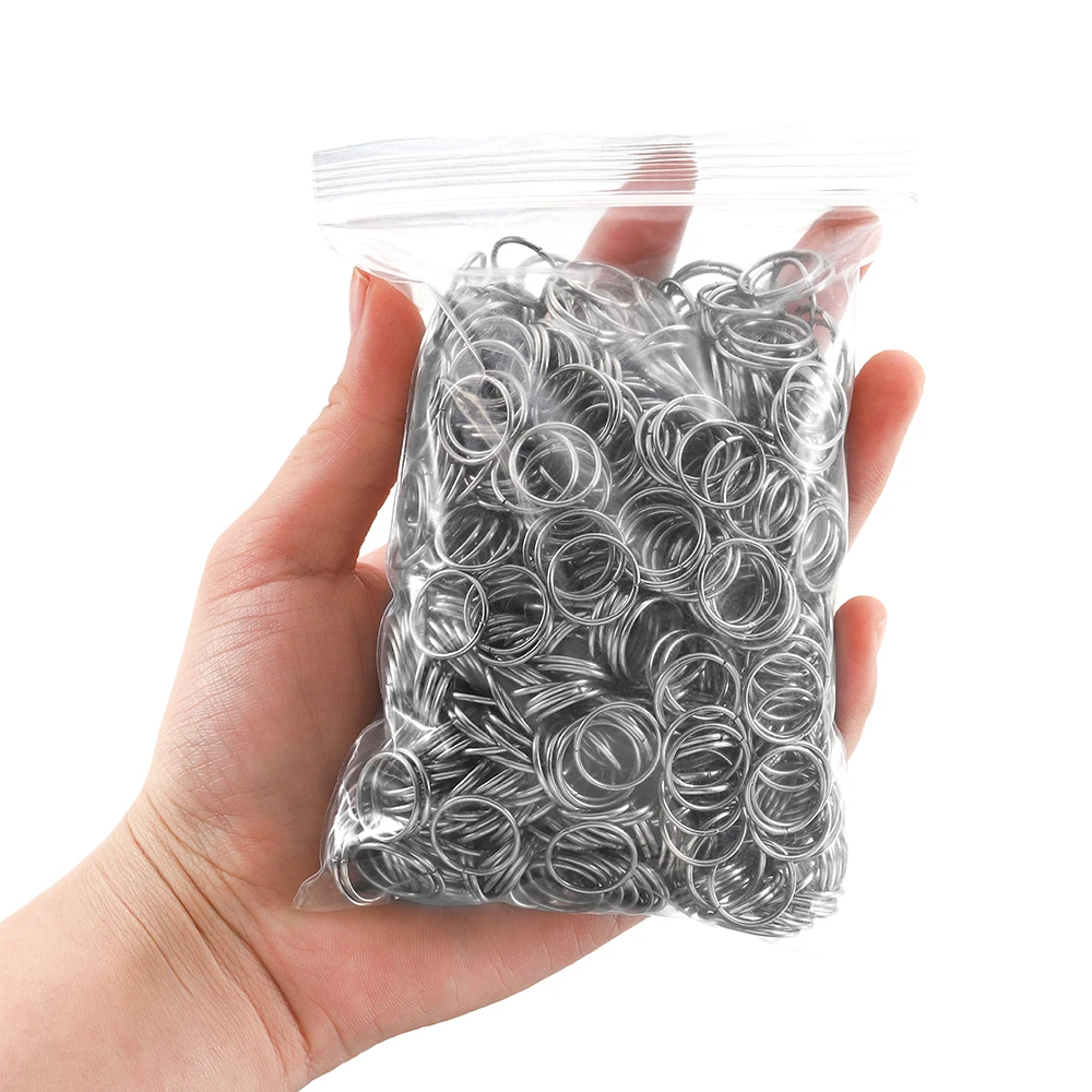 1050pcs 4 5 6 7mm Stainless Steel Open Loop Jump Rings Split Ring Connector For DIY Jewelry Making Components Wholesale Supplies