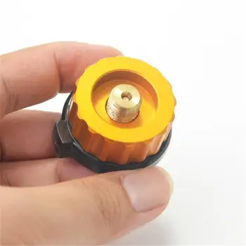 

Fire Starter Stove Adaptor Auto-off Split Type Furnace Conversion Gas Bottle Converter On For Outdoor Camping Hiking