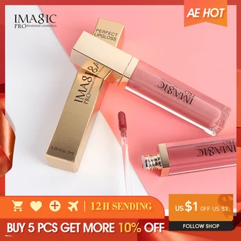 

IMAGIC new waterproof and moisturizing lip gloss velvet matte lasting lip gloss ladies cosmetics 20 colors