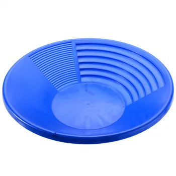 

New Plastic Gold Pan Basin Nugget Mining Dredging Prospecting River Tool Rush Gold Panning Gold Equipment
