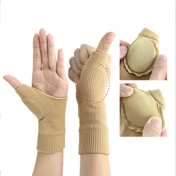 

Sports Thumb Wrist Brace Silicone Pad Compression Support Sleeve for Pain Relief