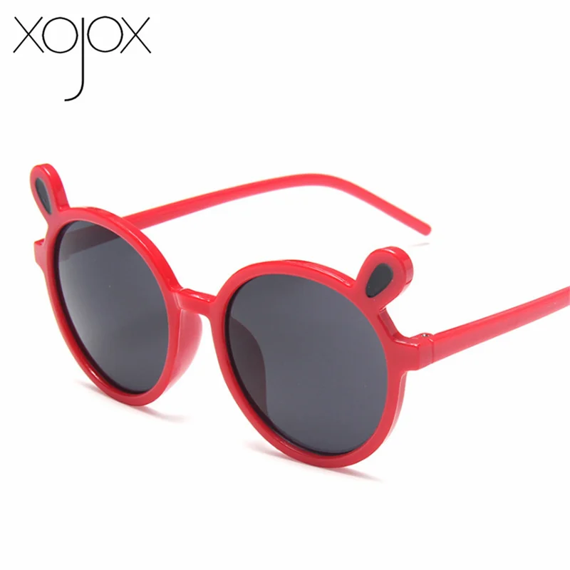 XojoX, детские солнцезащитные очки для мальчиков и девочек, милые Мультяшные детские очки, Детские классические ретро модные Защитные солнцезащитные очки с защитой от ультрафиолета
