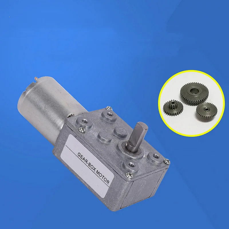 12V 24V Моментный мотор с червячным приводом DC мотор, постоянный магнит низкое шумоподавление DC мотор, вперед и назад скорость микро DC мотор