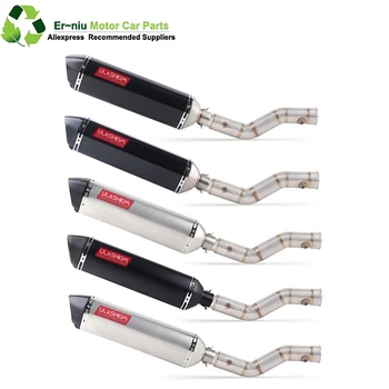 

Motorcycle Exhaust Muffler Escape Full System Middle Link Pipe Slip On For yamaha YZF1000 YZF R1 2009 2010 2011 2012 2013 2014