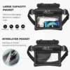 MoKo Waterproof Phone Pouch Fanny Pack Floating Dry Bag Swimming Waist Bag Underwater Ski Drift Diving for iPhone 13/13 Pro Max 4