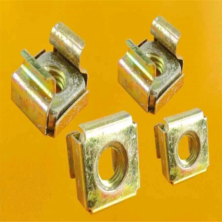 M5/M6 Cage Nuts Cabinet Nuts Network Cabinet Rack Cage Nut Server Rack Mount Nut Floating Captive Color Zinc Plated