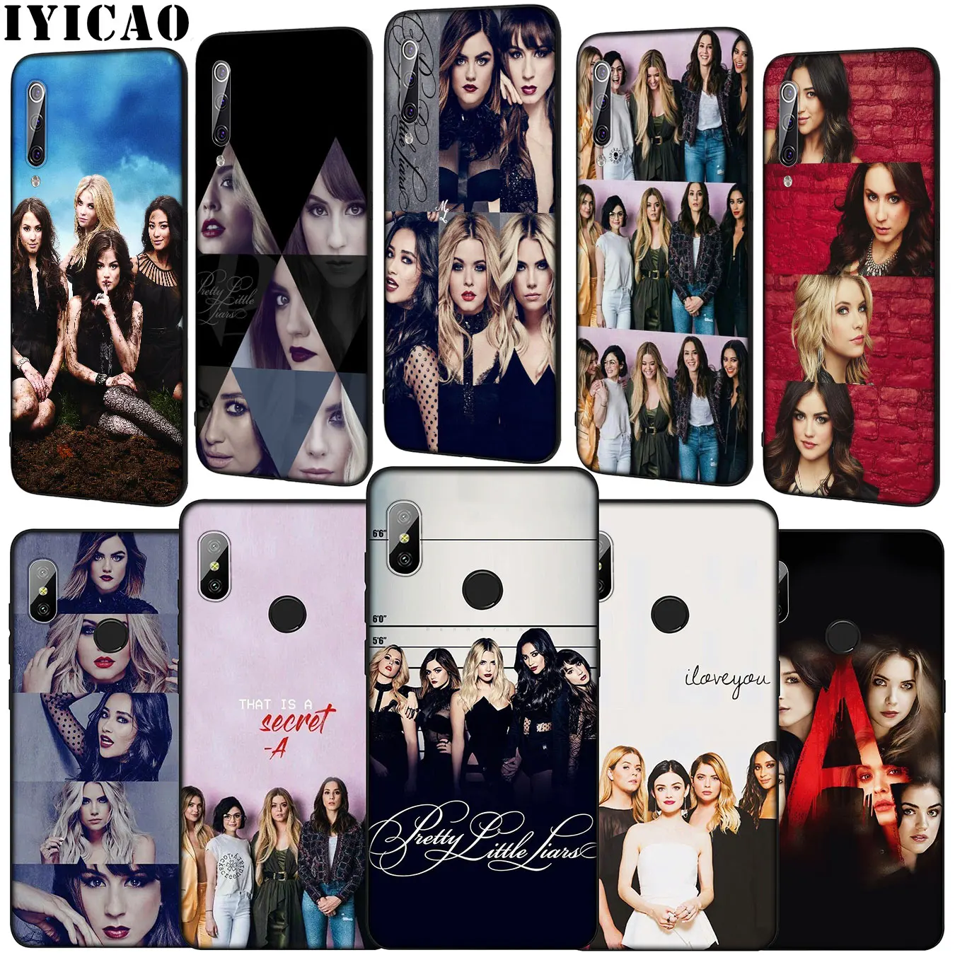Мягкий чехол для телефона IYICAO TV Pretty Little Liars Xiaomi Mi 10 9 9T A3 Pro CC9 CC9E 8 SE A2 Lite A1 6 pocophone f1 Mi9 |