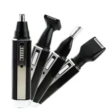 4 в 1 машинка для стрижки волос в носу триммер-эпилятор Перезаряжаемые бровей бритва для бритья бороды комплект соответствии с эргономичный дизайн, удобная