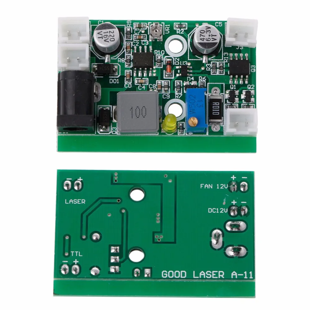 Электронный 12V ttl понижающий лазерный диод LD блок питания драйвер платы