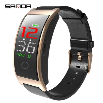 

Fashion SANDA Top Brand Ck11c Smart Bracelet Touch Sleep Monitoring Health Sports Watch Bluetooth Pedometer