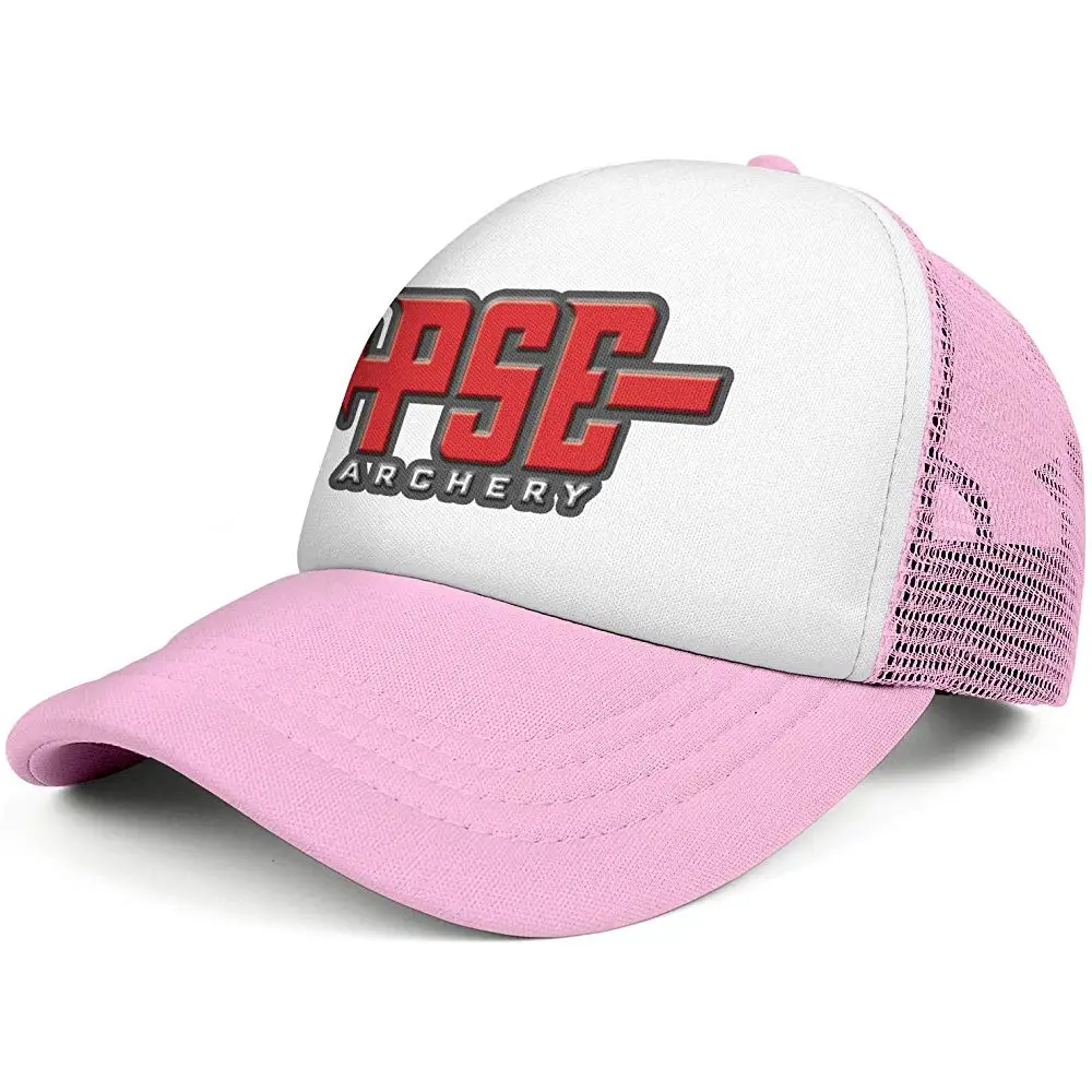 Унисекс мужские бейсболки Ретро Регулируемая сетка солнце PSE-стрельба из лука-PSE-логотип-плоские кепки