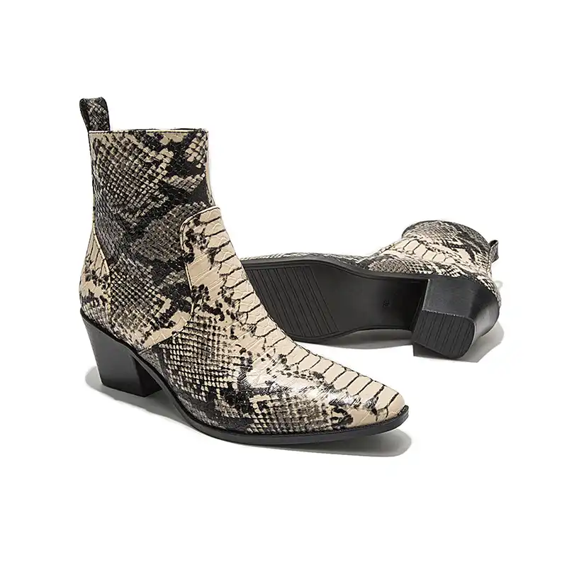 Botin Piel De Serpiente Flash Sales, 50% OFF | www.agenciamarcos.com