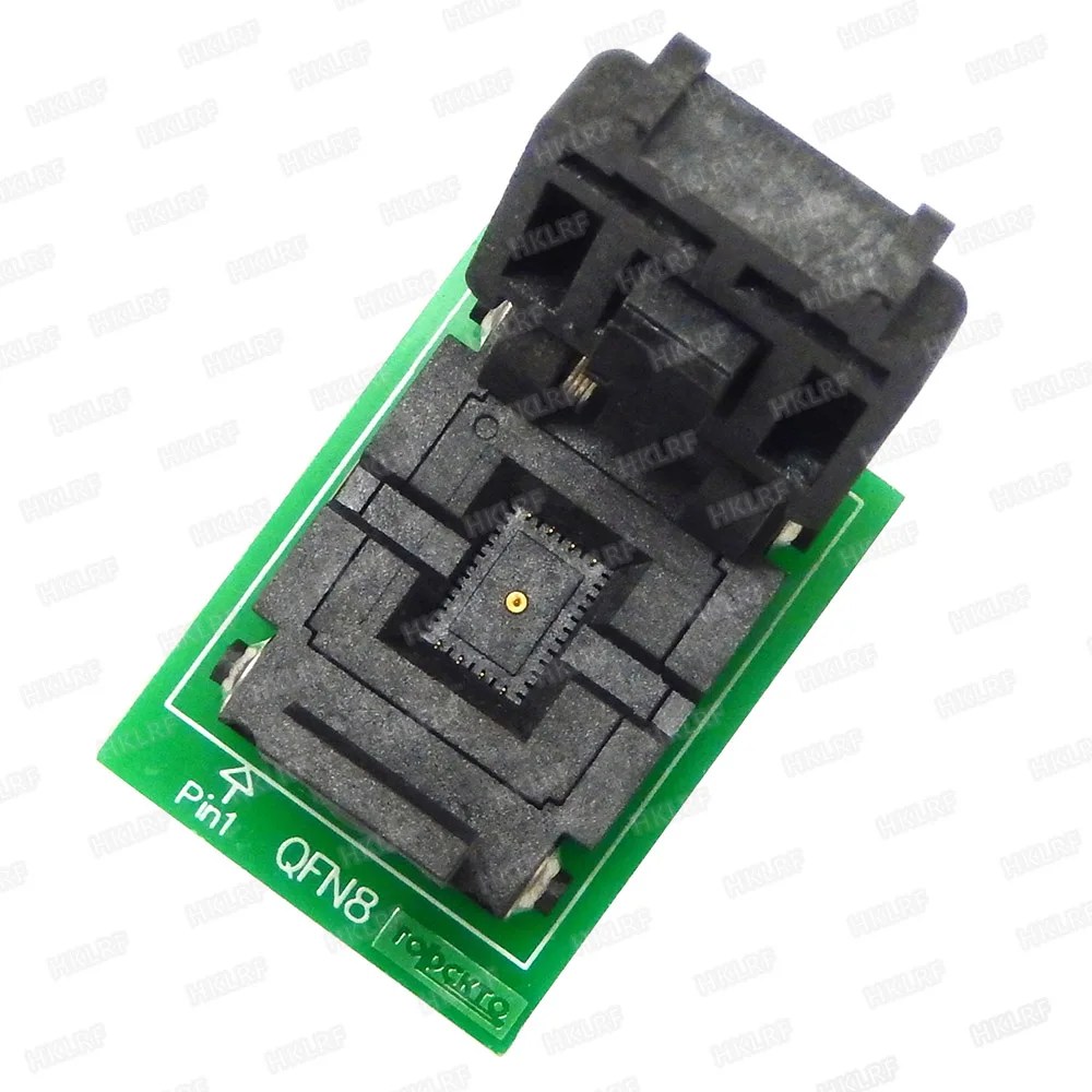 

QFN8 to DIP8 Programmer Adapter Sockets DFN8 MLF8 QFN8 8X6MM 6X5MM 3X2MM Center pin