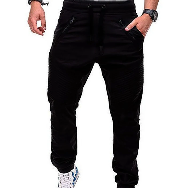 cargo track pants Men Casual Joggers Pants Solid Thin Cargo Sweatpants Male Multi-pocket Trousers New Mens Sportswear Hip Hop Harem Pencil Pants grey cargo pants