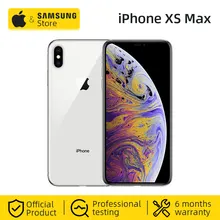 Разблокированный Смартфон Apple iPhone XS Max, 64 ГБ, 6,5 дюйма, супер сетчатый дисплей, Lte, Apple, IOS(используется 95% Новинка