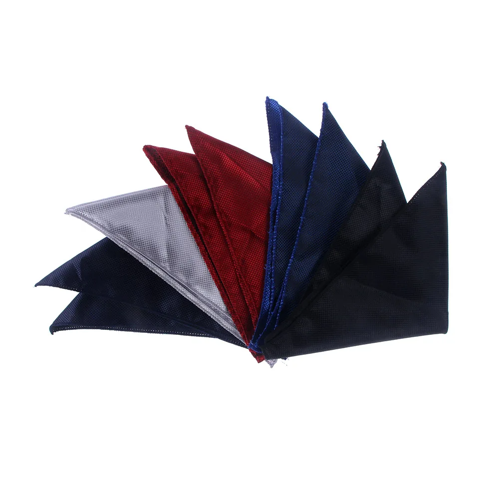 

Luxury Men's Handkerchief Men's Suit Handkerchief 22cm*22cm Square Handkerchief Mens Silk Pocket Square Hanky Party Hankies