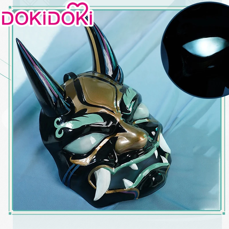 PRE-SALE DokiDoki игра косплей Genshin Impact Косплей Xiao костюм Маска | Тематическая одежда и