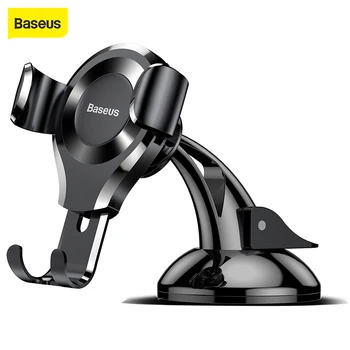 

Baseus Phone Car Holder For iPhone X Samsung S8 S9 Mobile Phone Holder Stand for phone Sucker car phone holder Soporte Telefono