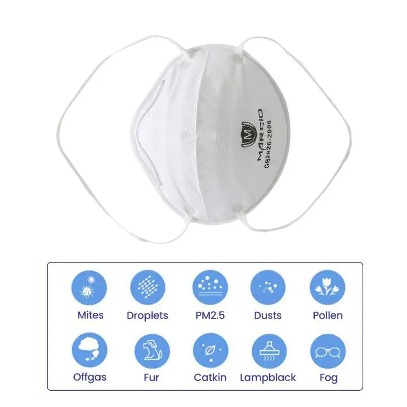 

20pc Mask Anti Dust Mouth Face Masks Windproof Flu-proof Bacteria Disposable A69C