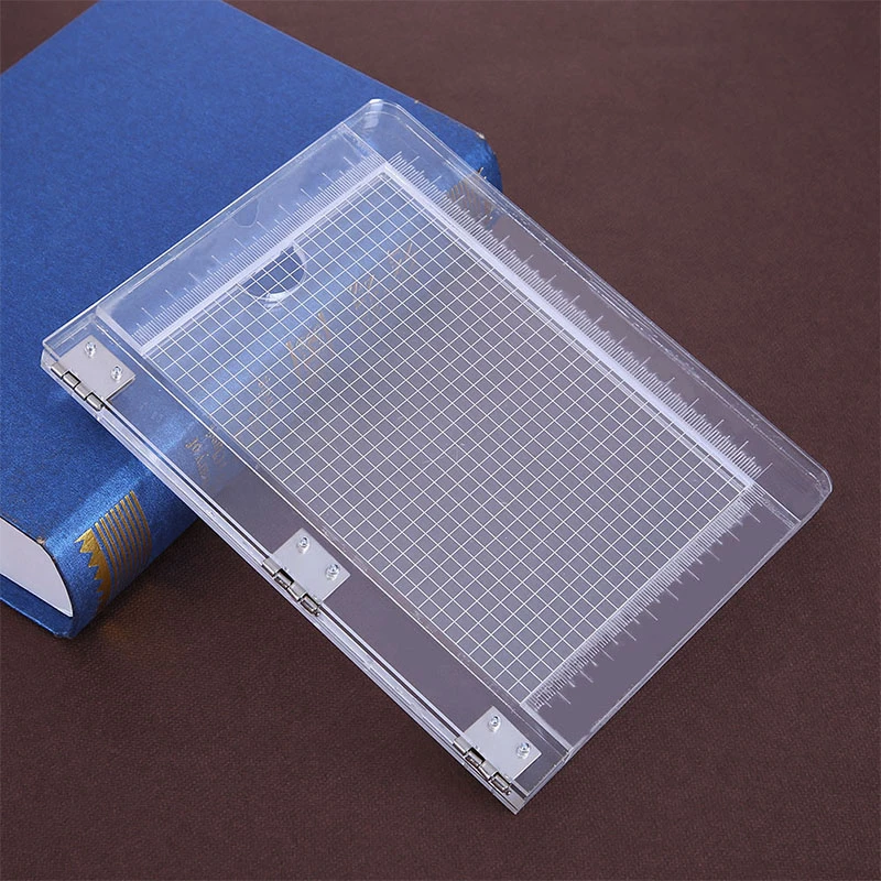 2 Size Clear Acrylic Perfect Positioning Stamping Block Mounting Clear