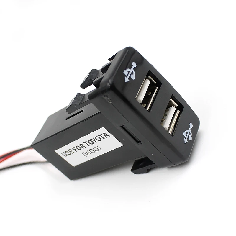 Kongyide автомобильный Зарядное устройство мини двойной зарядное устройство Usb 5В 3.3A Универсальный мобильный телефон зарядное устройство Usb для планшета для автомобиля с 2 портами(стандарт адаптер