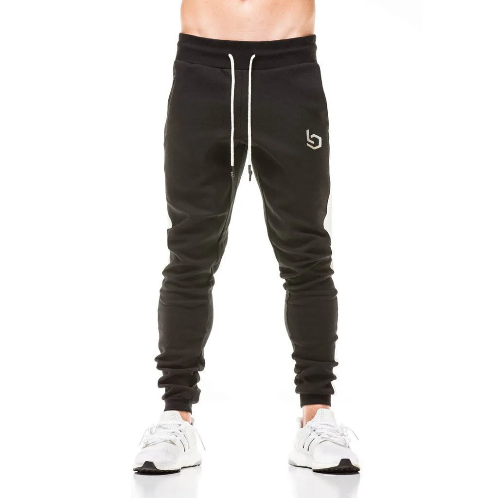 Gymnastic Pants Autumn Mixed Colors Straight-Cut Outdoor Running Training Fitness Pants Men'S Wear