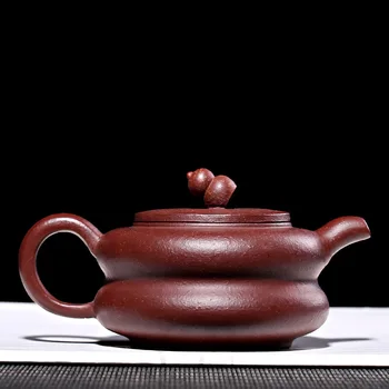 

Rw ore purple clay teapot handmade kung fu kettle creative pot teaware