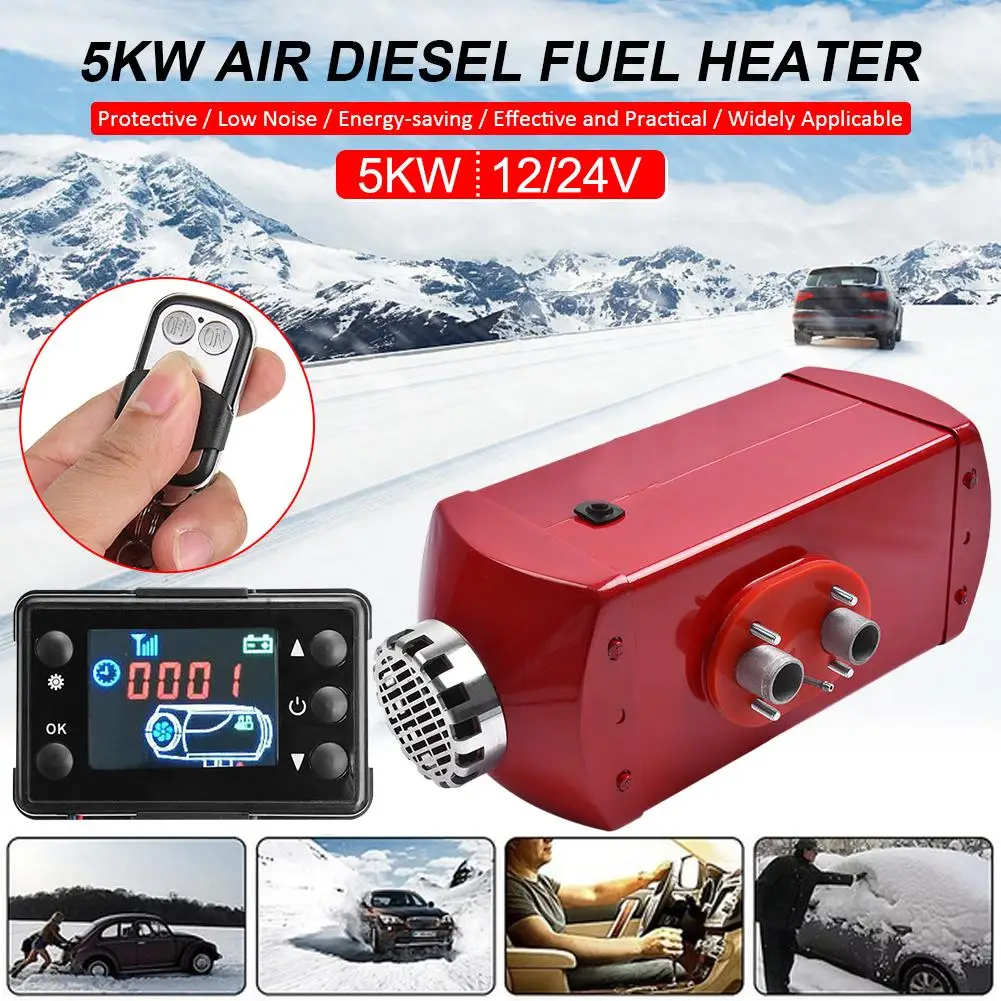 

Diesel Air Fuel Heater Car Heater 5kw 12v Air Diesels Heater Parking Heating Machine Silent Parking Car Heater For RV Motorhome