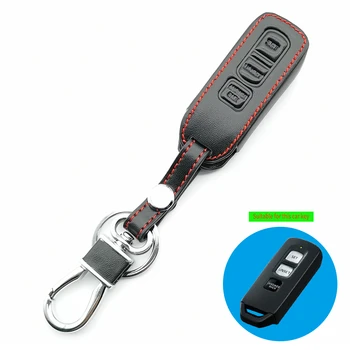 

3 Buttons Remote Leather Case Key Fob Keyring Cover For Honda Scoopy Vario Monkey PCX 125 150 153 2018 2019 Motorcycle Scooter